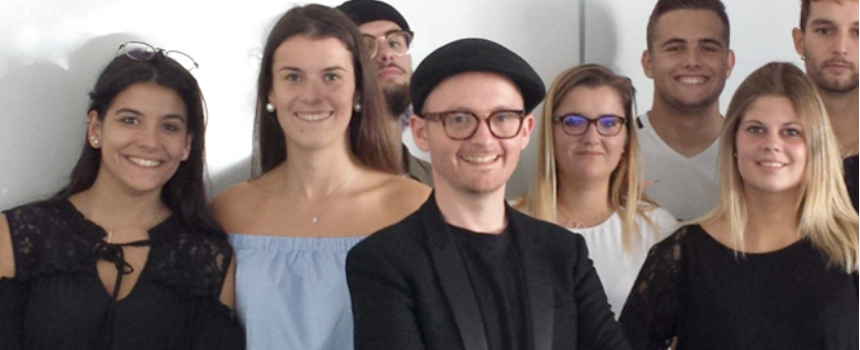 Élèves BTS NDRC enseignement supérieur Charles de Foucauld Brest
